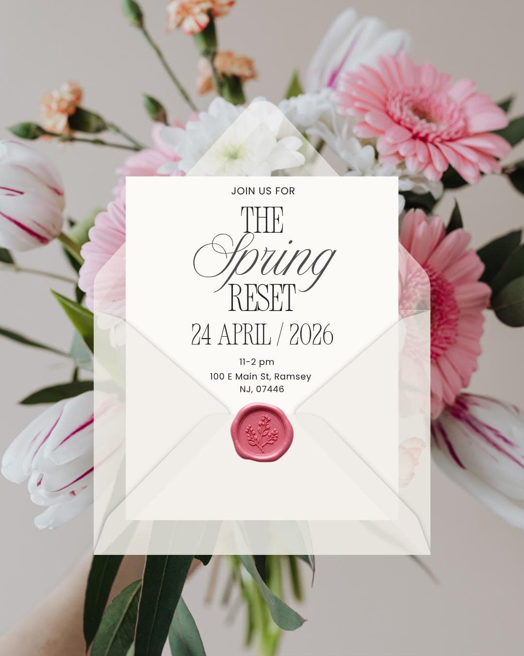 The Spring Reset flyer