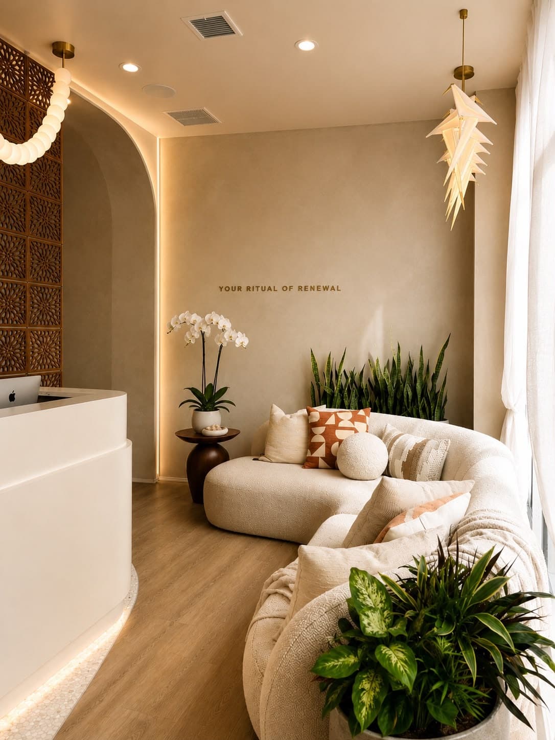 Reception lounge at The Reset Room