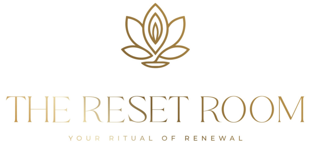 Logo of The Reset Room spa.